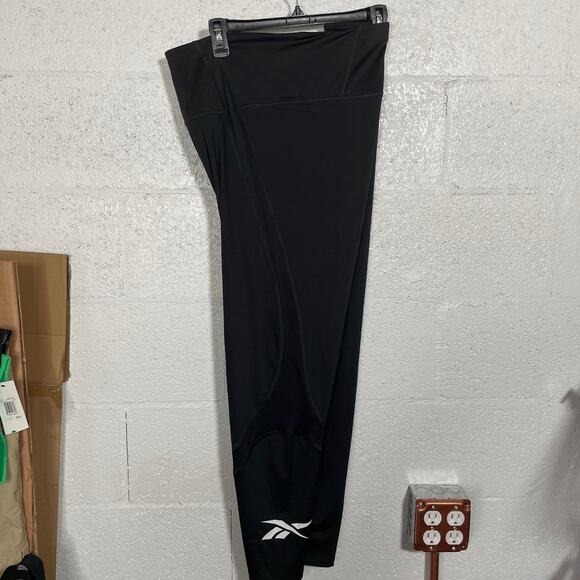 Reebok Plus Size Workout Ready Vector Leggings black 4x - Picture 1 of 8